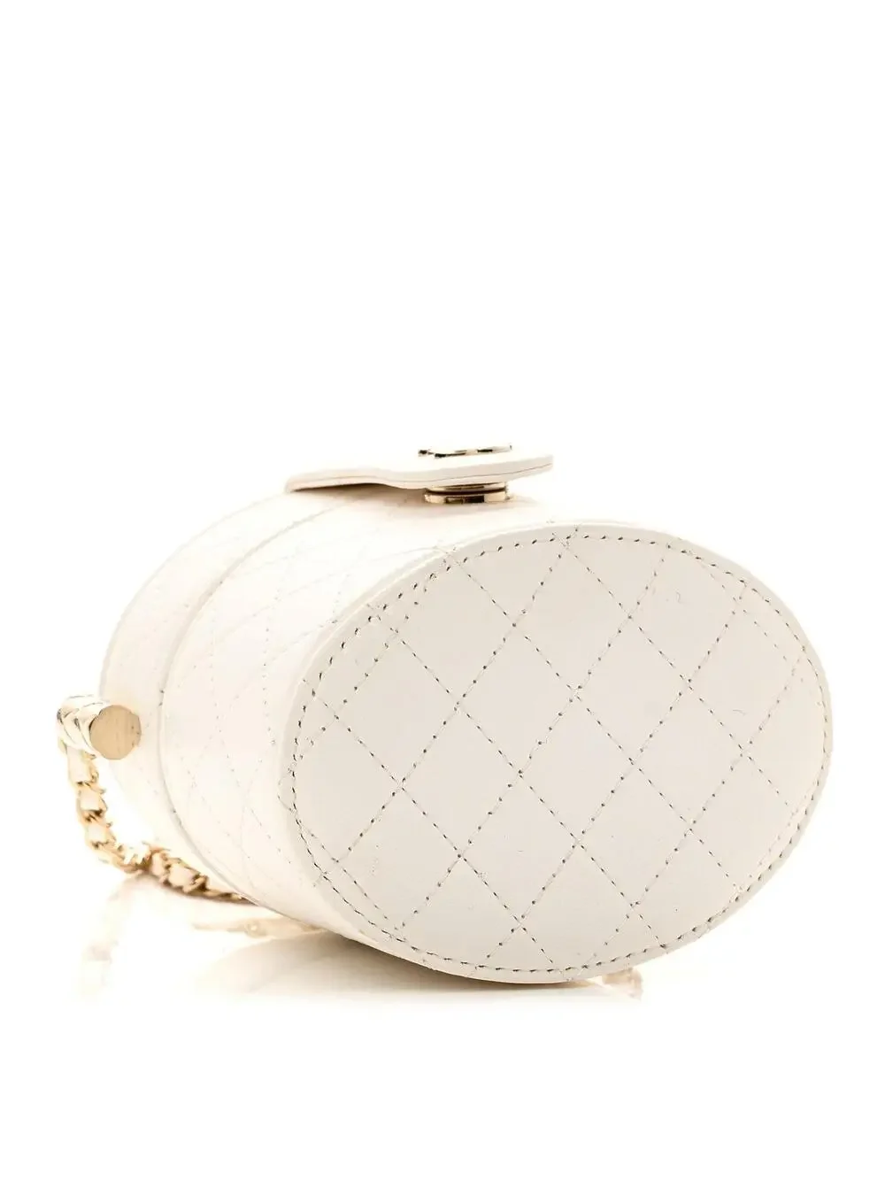 Chanel Lambskin Quilted Round Mini #322109C19B